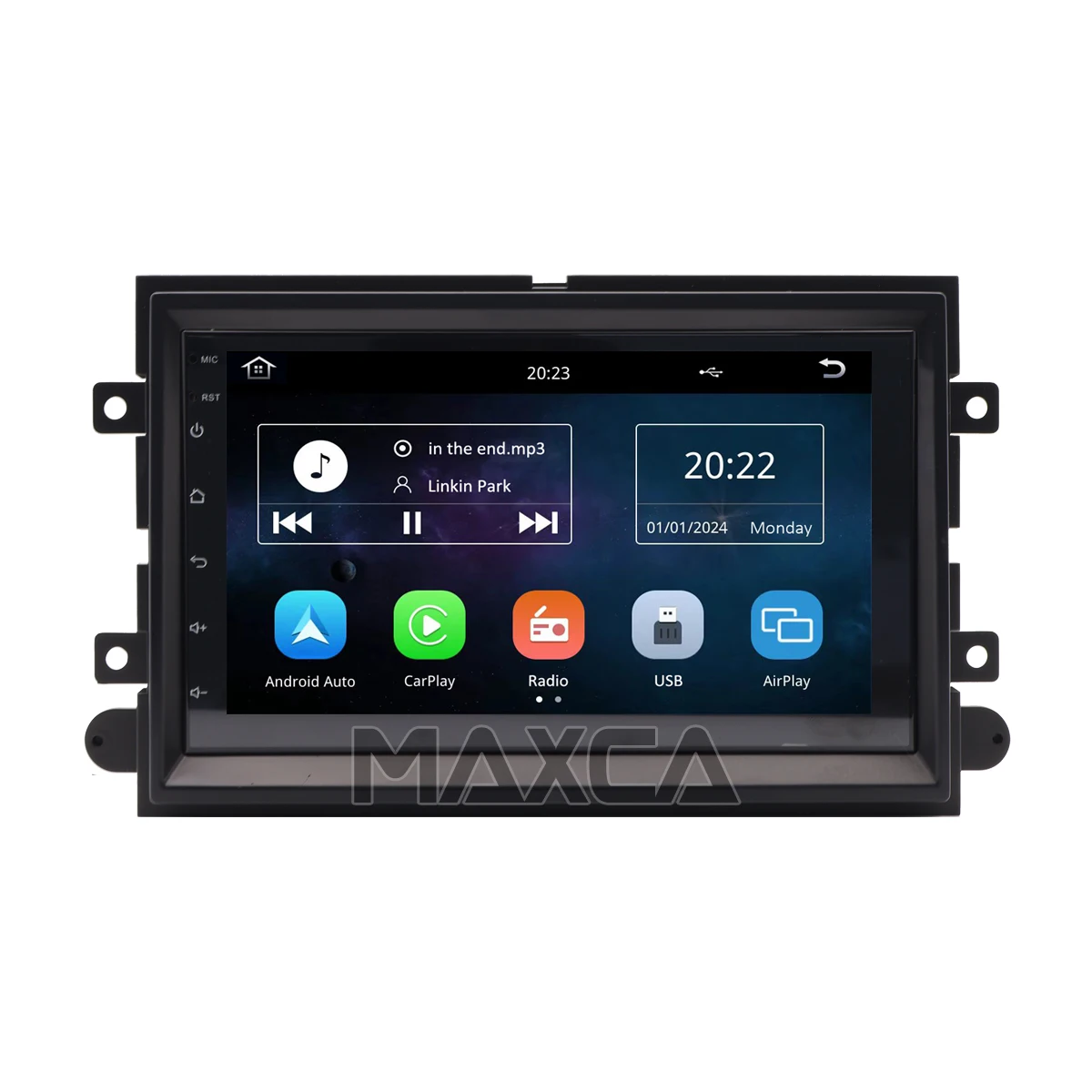 MAXCA 7-дюймовый 2 din беспроводной Carplay Android авто радио для Ford F150 F250 F350 Escape Explorer Edg OEM