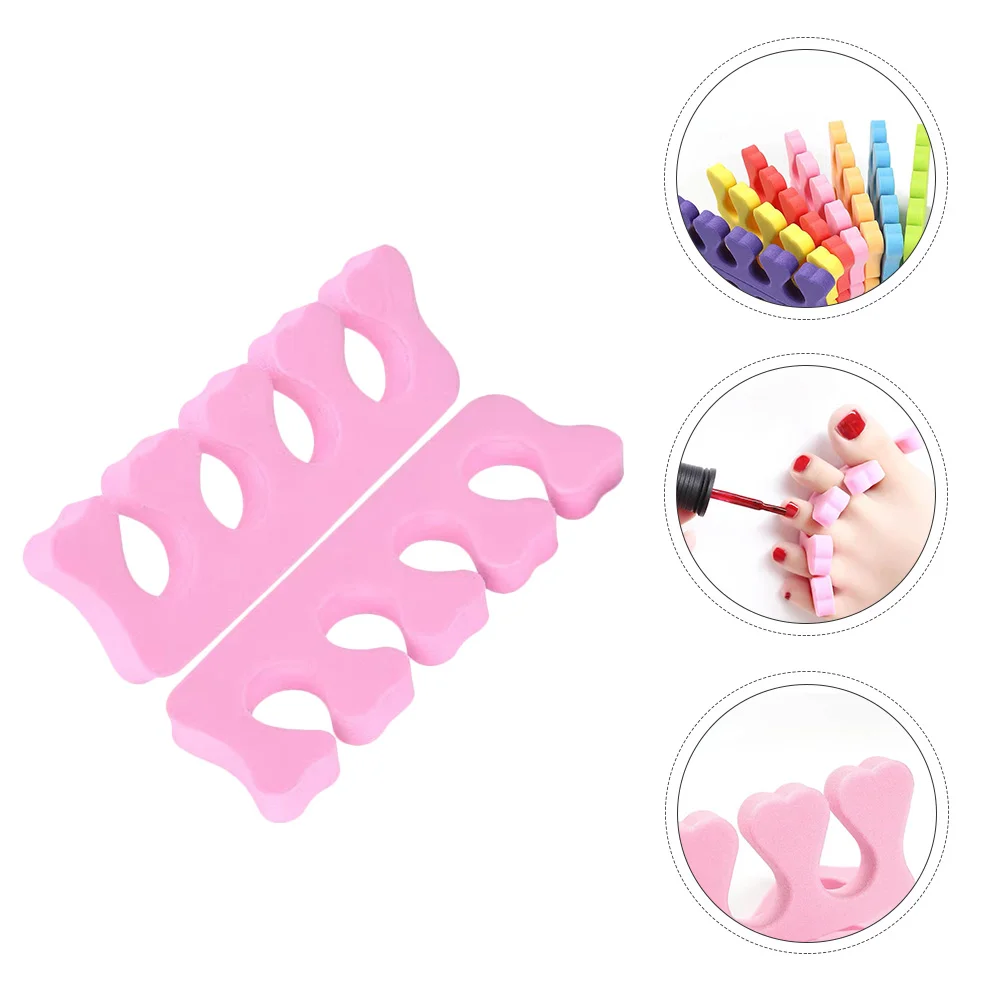 

100 Pairs Toe Separators Pedicure Tool Spacer