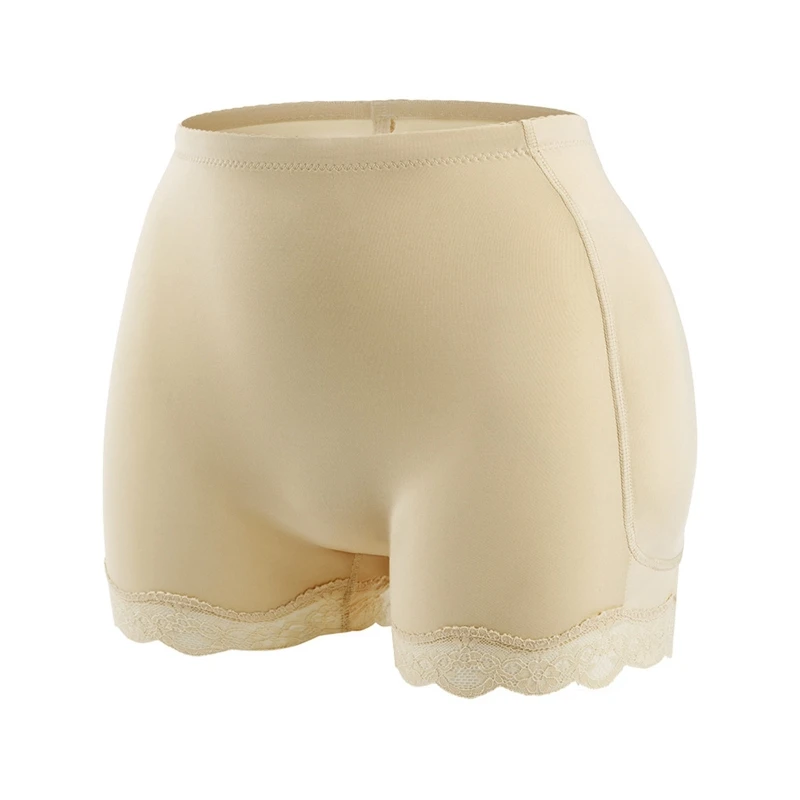 

Women High Waist Shapewear Hip Enhancer Padded Fake Buttock Butt Lifter Shorts Body Shaper Push Up Panties Lace Boyshort