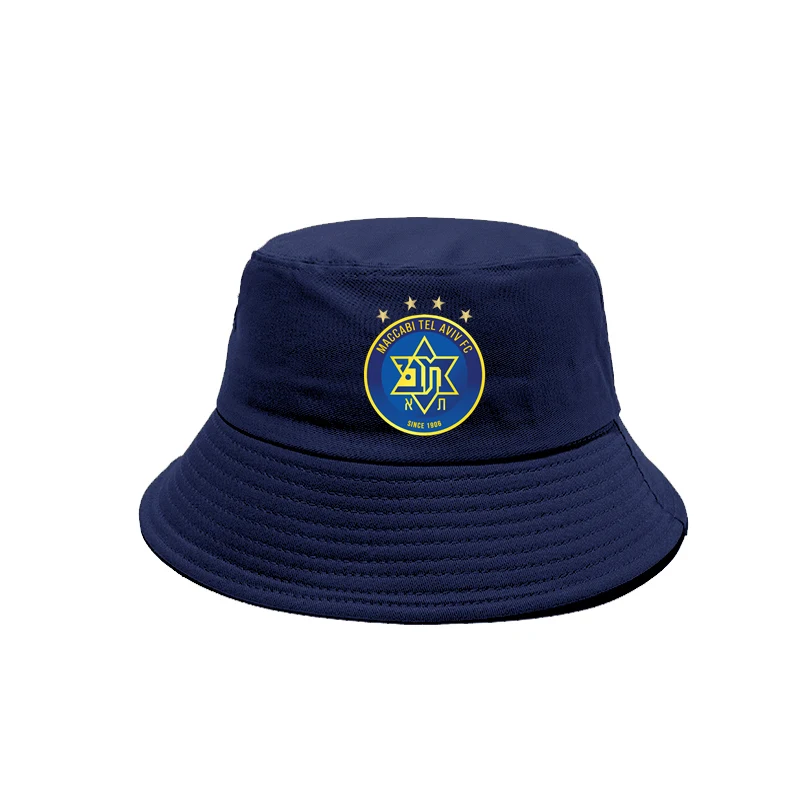 

2022 Hot Selling Maccabi Tel Aviv Bucket Hats Cool Outdoor Caps Summer Fisherman Fishing Hat