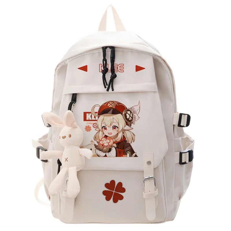 Klee Cartoon Bookbag Laptop Travel Rucksack Outdoor Boys Gir