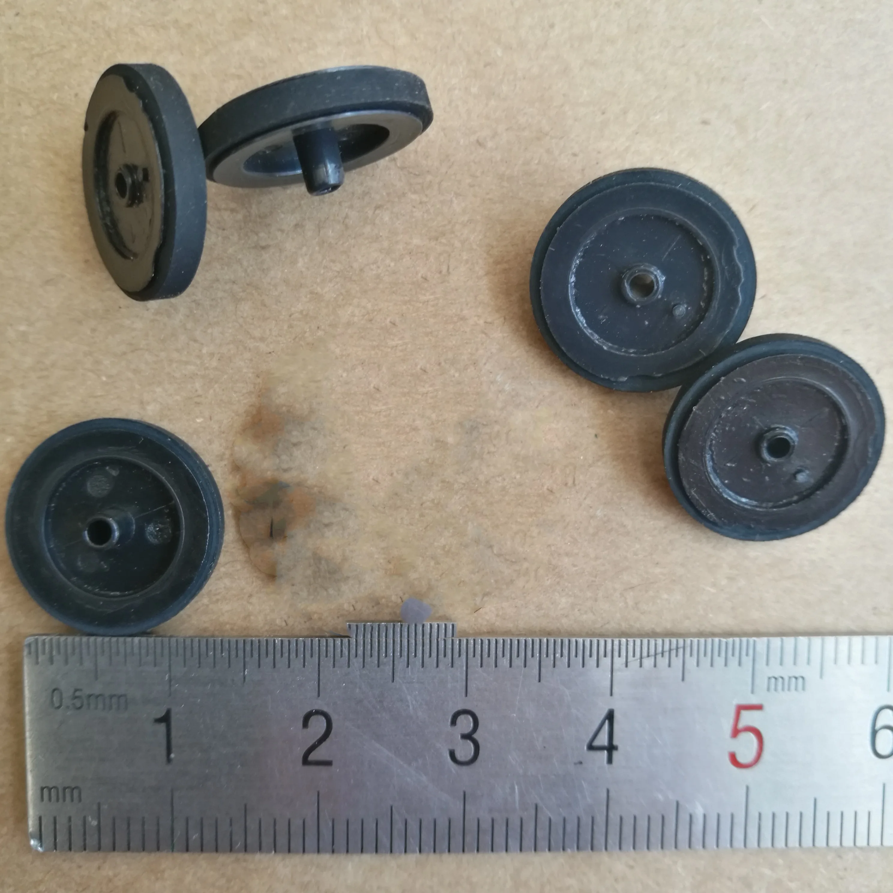 

5Pcs T-wheel 14.5mm X 5 X 1.5 Leaning Wheel Lazy Wheel Recorder Movement Leaning Wheel