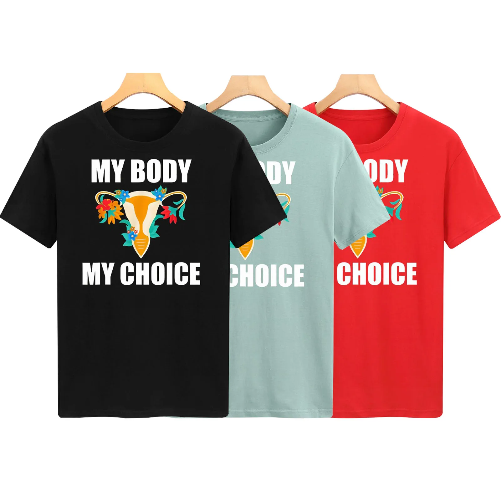 

Футболка My Body My Choice, Женские повседневные топы, женские права, мой выбор, феминистская футболка, эластичная и безопасная в стиральной машине