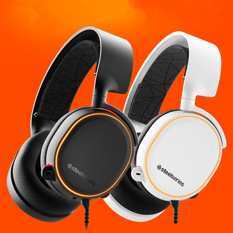 Tanie Oryginalna Edycja 2019 SteelSeries Arctis 5 DTSXV2.0 RGB Słuchawki 7.1 Kanałowy Jedi Survival Apex Heroes CF LOL