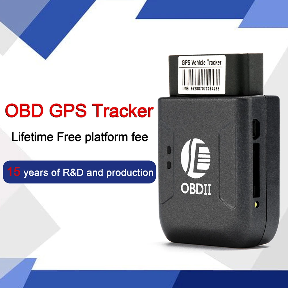

New OBD2 GPS Tracker Mini Locator Positioning Tracker 4g Real-Time Anti-Theft Car Immobilizer TK206 OBD Interface Plug And Play