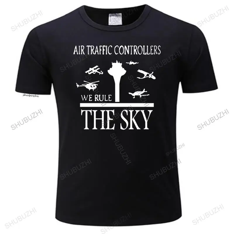 

Male Black Tshirts Air Traffic Controller T Shirts New Arrival Brand-Clothing The Plane Controller Job Funny T-Shirt For Men