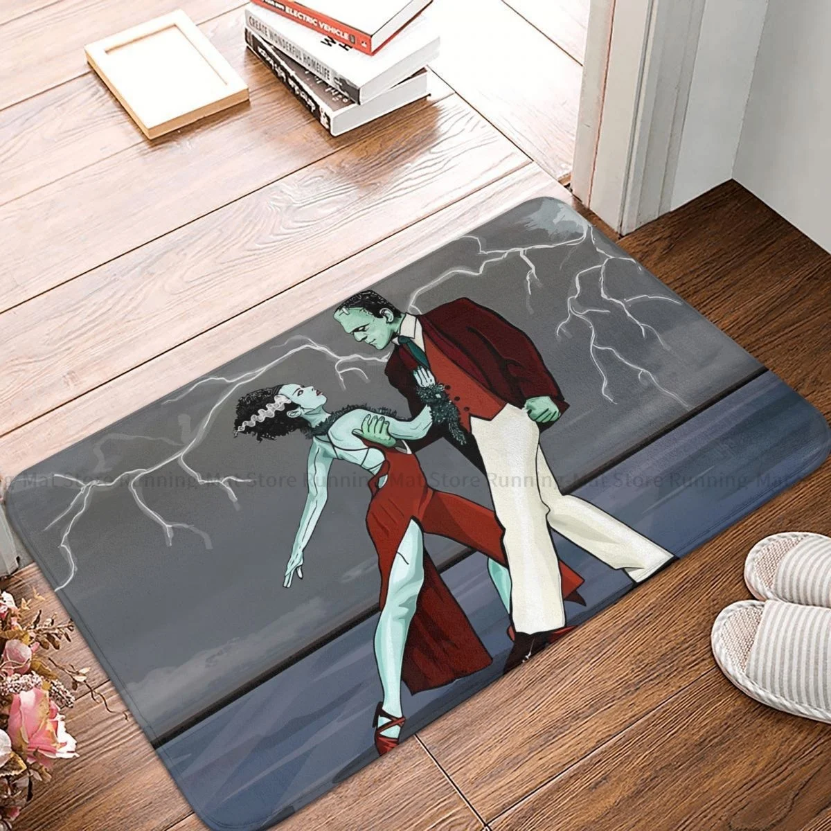 Ужасная пленка Frankenstein коврик для спальни Электрический дверной танго кухонный