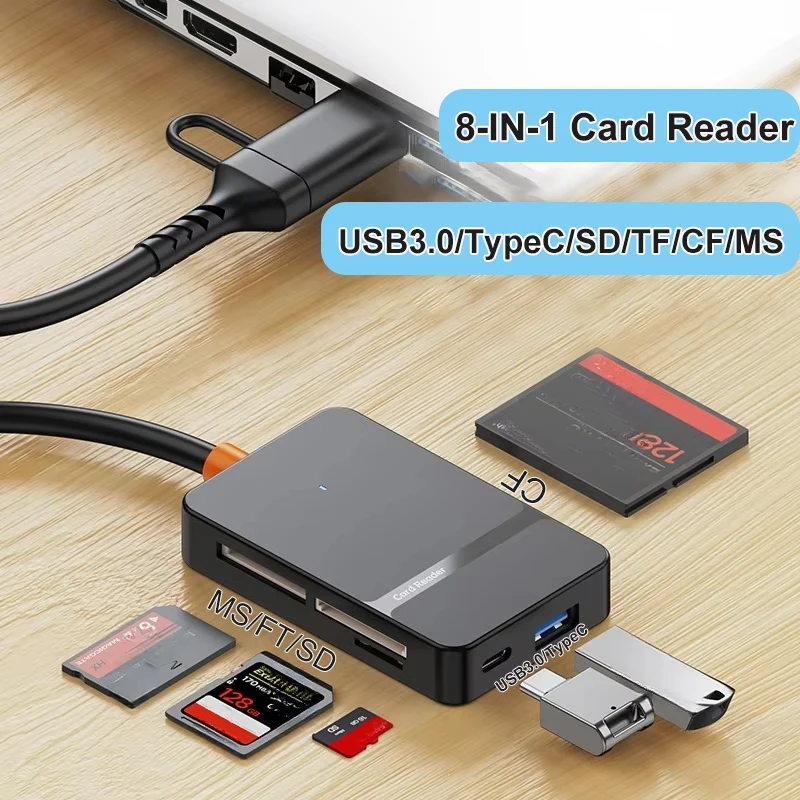 Устройство чтения карт памяти USB 3.0 SD Micro TF CF MS