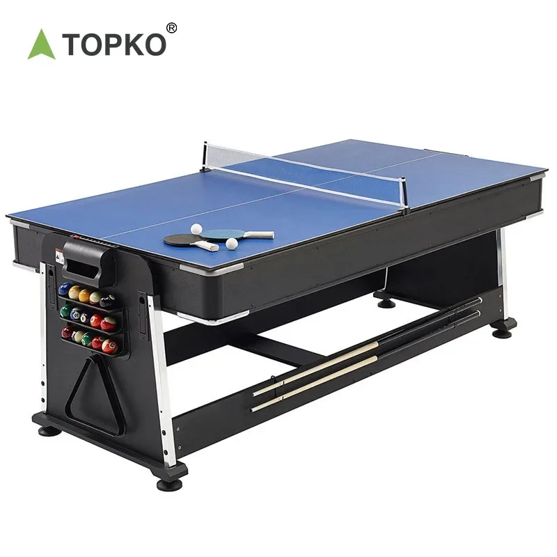 TOPKO All-In-One Luxury Gaming Hub Высококачественный 4-функциональный бильярдный стол для