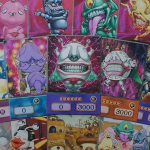 24 шт.компл. серия Ojama Brothers Аниме Стиль Orica Yugioh Chazz Spirit Partner красные трусики инопланетянин Забавный дизайн бумажные открытки