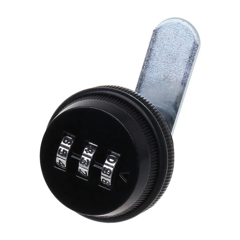 

3-значный кодовый замок почтового ящика 7/8 дюйма, поворотный кулачковый замок для ящика шкафа