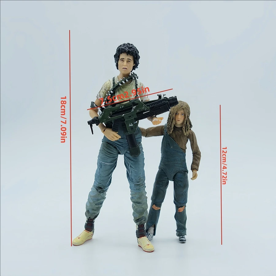 Фото NECA 30-летие Aliens Ripley Rescuing Newt ПВХ Фигурка Модель Игрушка Коллекционная Фигурка №2