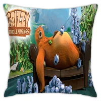grizzy and lemmings 4 dakimakura pillow case pillow cover cushion sofa cushions decorative cushions