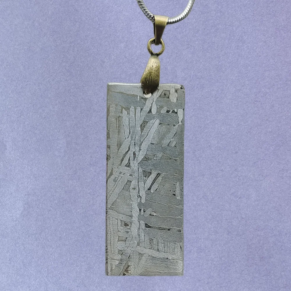 Muonionalusta железная метеоритовая Подвеска из натурального метеоритового материала, коллекция образцов метеорита-QD103