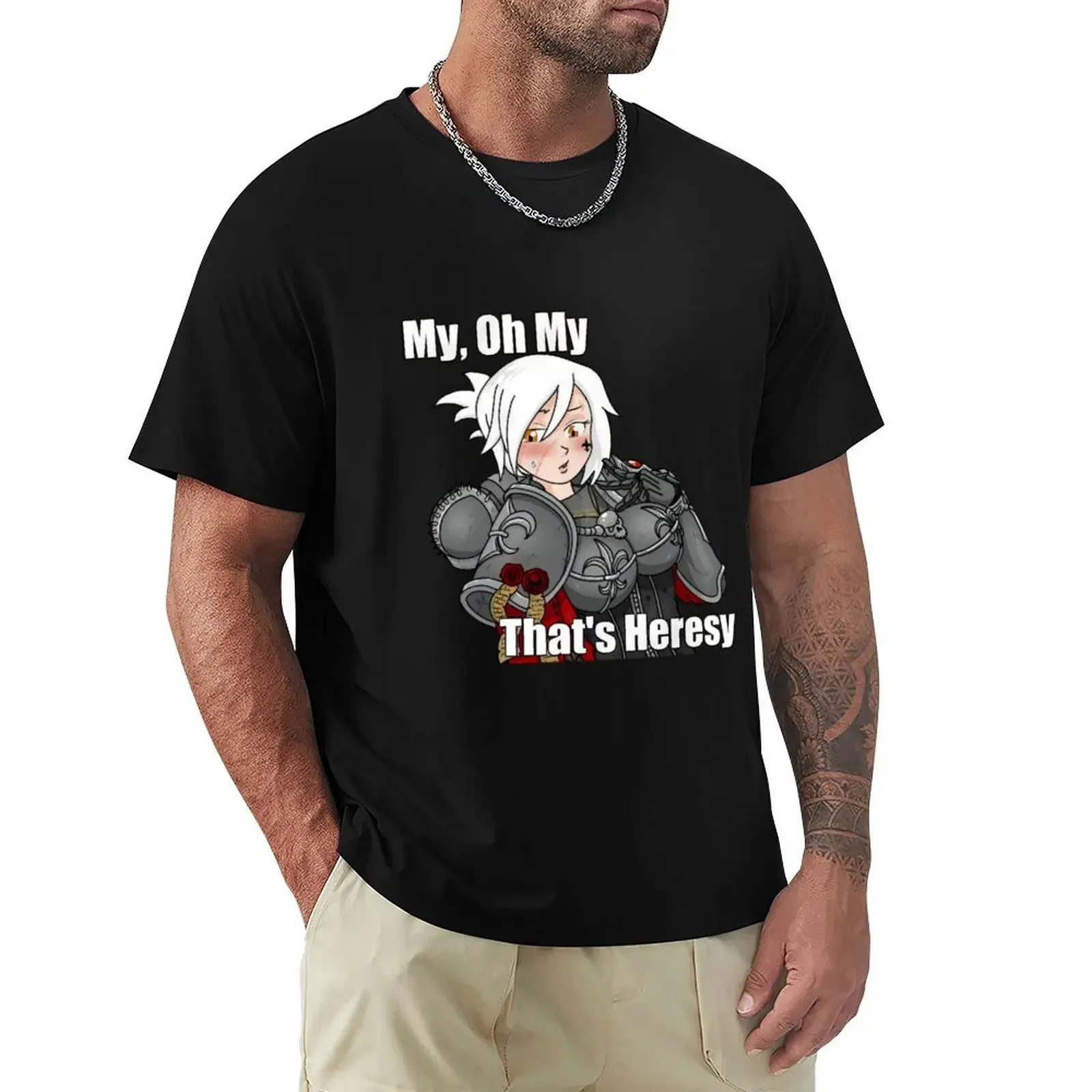 Футболка My Oh That's Heresy комплект летних футболок для мужчин в тяжелом весе