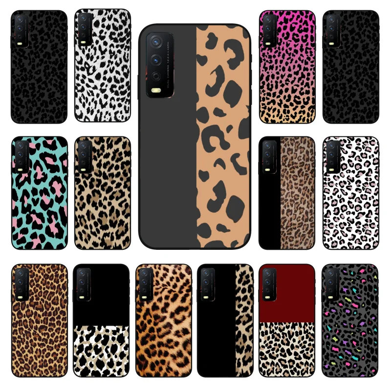 

Leopard Phone Case For VIVO Y53S Y33S Y22S Y11S Y31 Y21 Y70 Y20 Y21S Y72 Y35 Y51 Y01 V23E V21 V23 V21E Funda