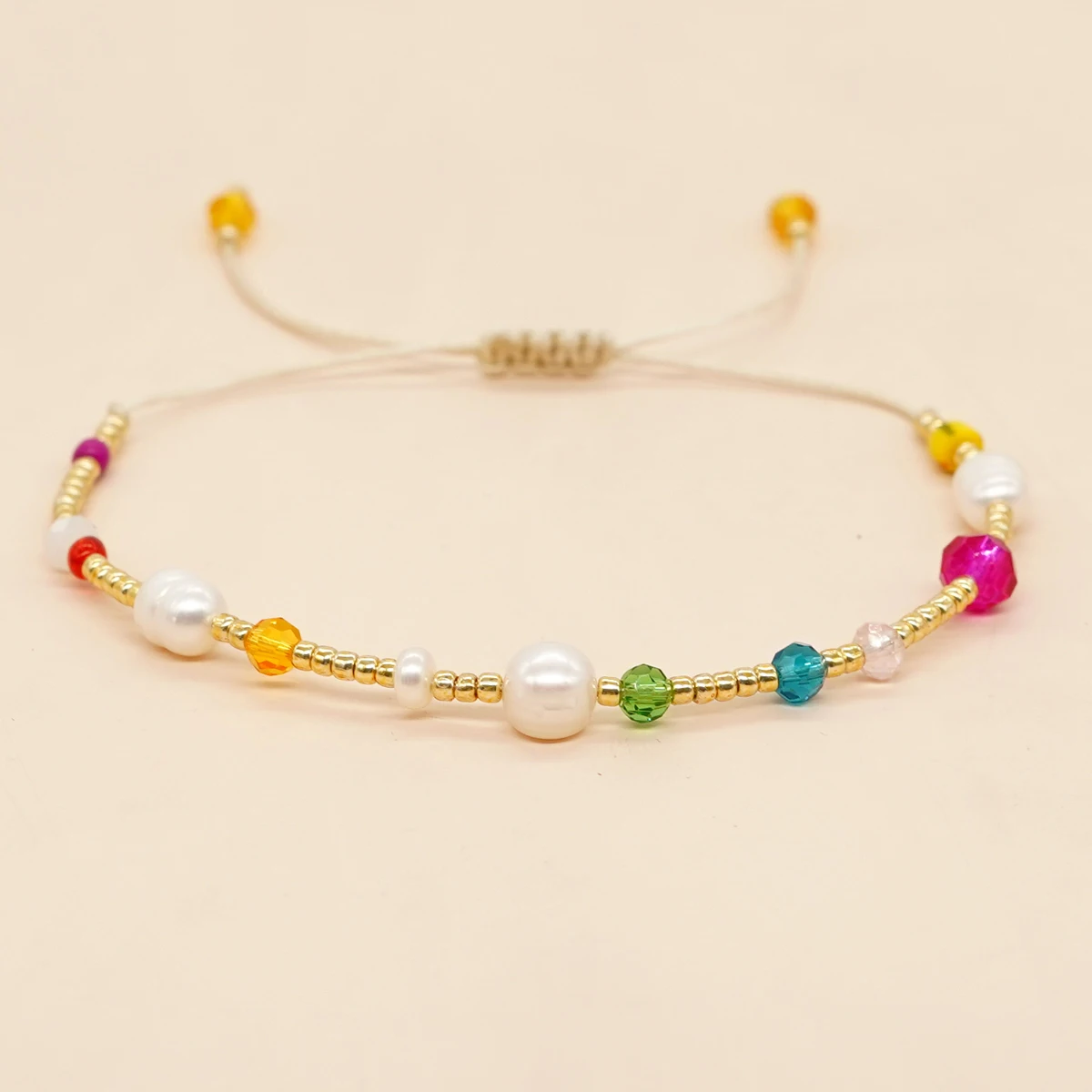 Go2boho красочные Кристальные пресноводные жемчужины регулируемые ювелирные