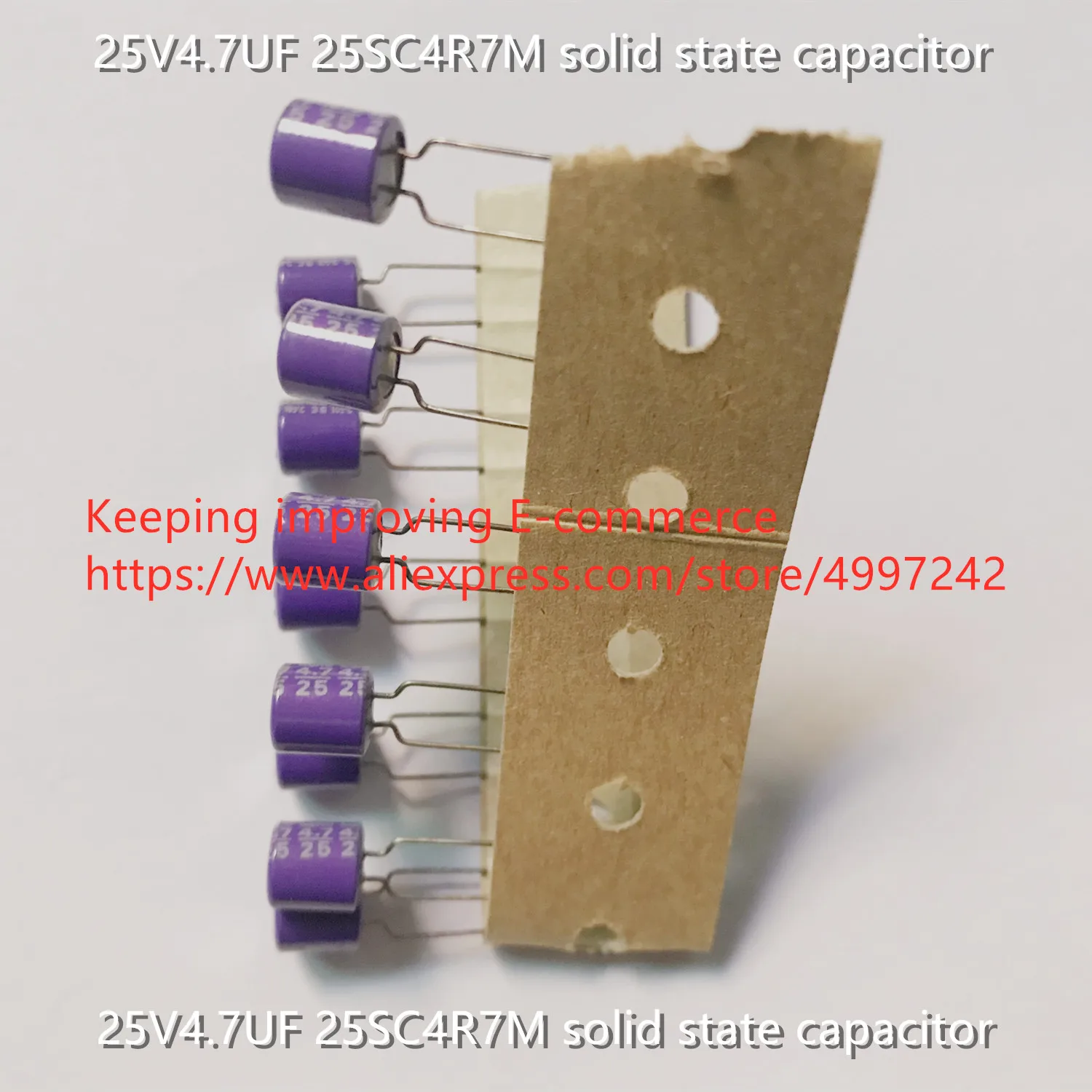 Оригинальный новый 100% 25V4.7UF 25SC4R7M твердотельный конденсатор (индуктор) - купить по