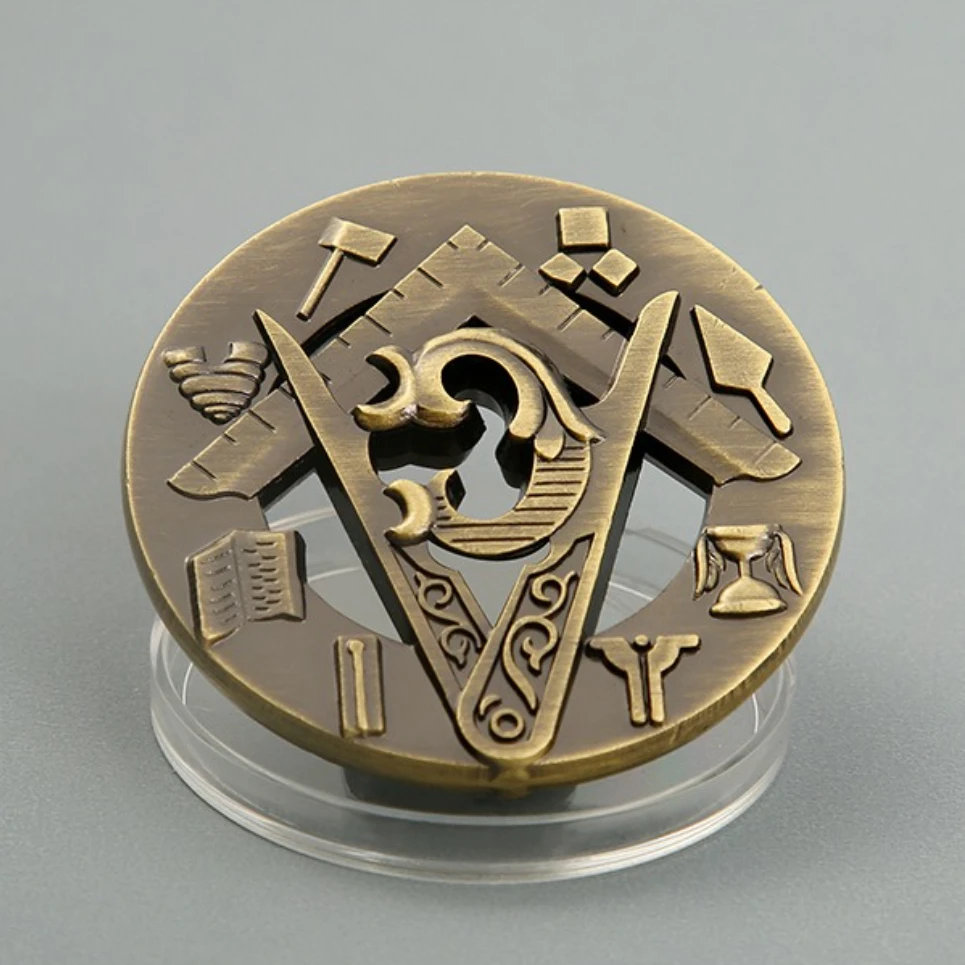 

Металлическая сувенирная монета Фремасон