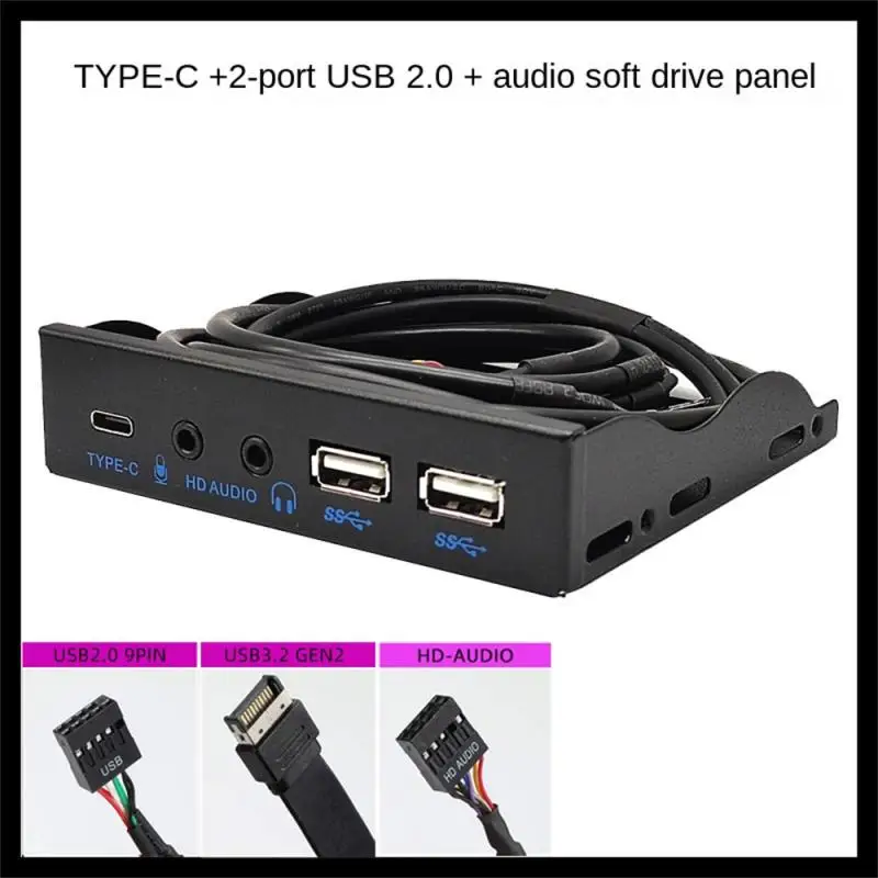 

Usb3.2 Floppy Drive Long Life Tinned Copper Material Strong Stability Anti-jamming Anti-rust Optical Drive Panel Front Panel
