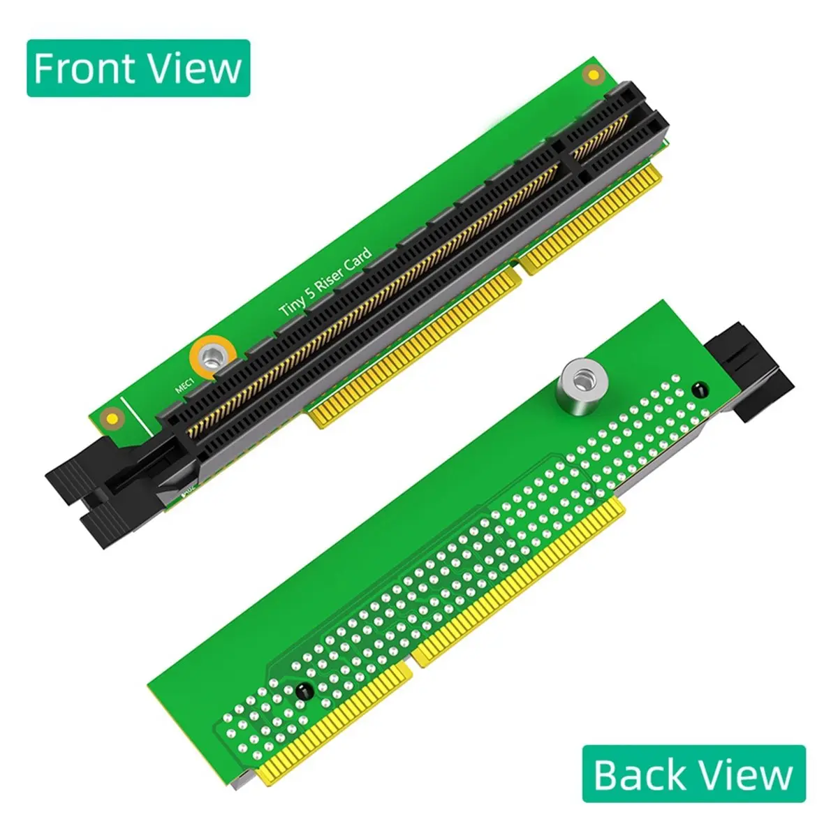 Фото Плата-адаптер N05R Tiny5 PCI-E Riser Card для ThinkCentre M920x M720q P330, расширение для сетевой видеокарты №5