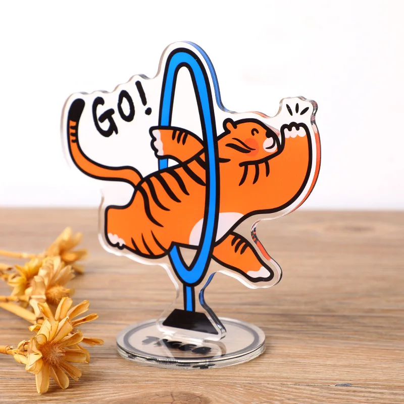 

Acrylic Note Clip Photo clip Creative Cartoon Decoration Desktop Message Clip Vertical Card Lifting Animal Ornaments