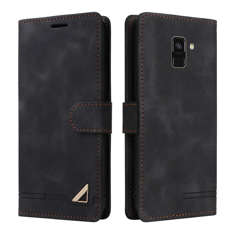 Leather Wallet Bag Phone Case for Samsung Galaxy A8 (2018) Etui Luxury Flip Cover For Samsung A8 2018 A530F A 8 Cases Coque