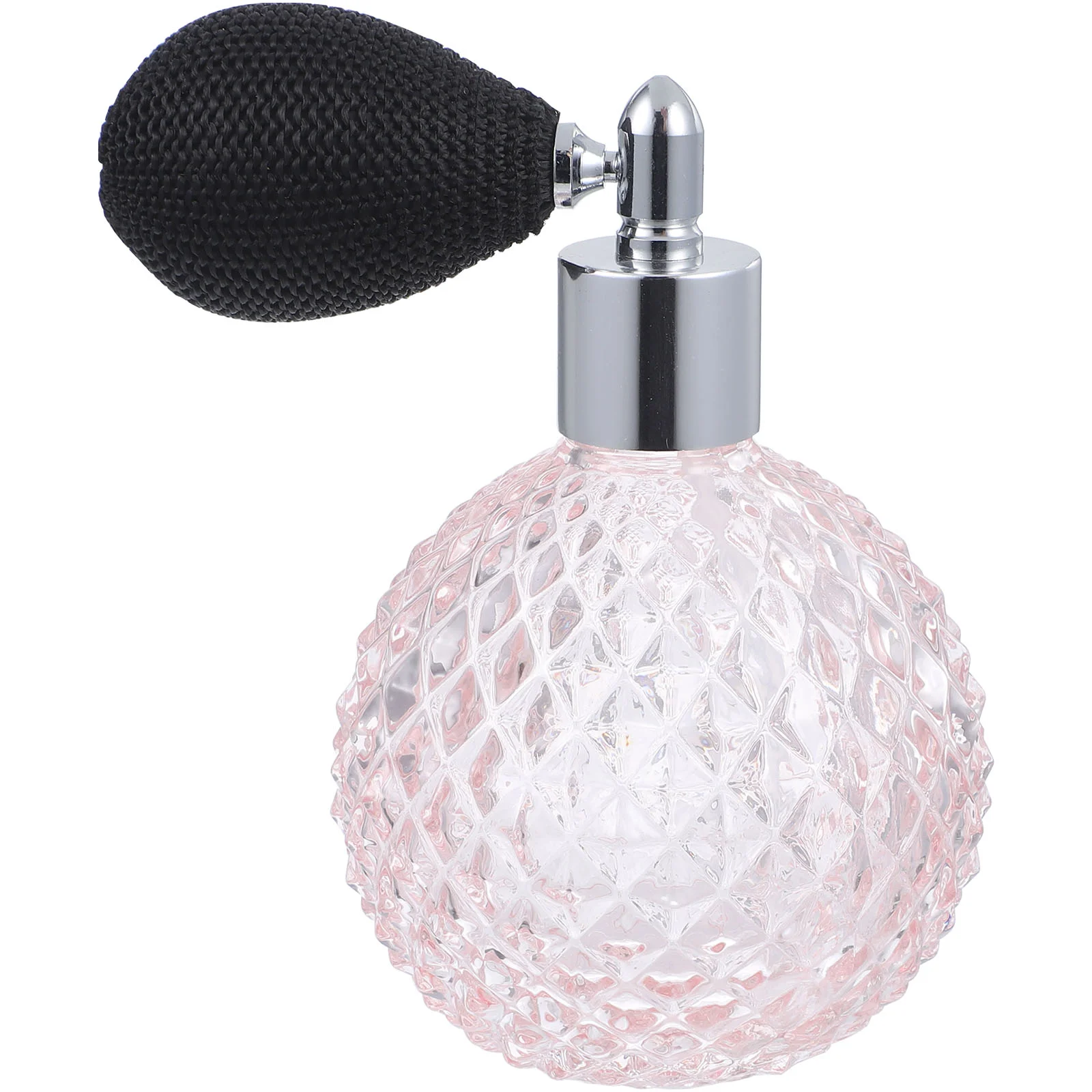 

Perfume Bottle Vintage Spray Bottles Refillable Sprayer Empty Airbag Clear Bulb Container Carved Crystal Travel Air Classic