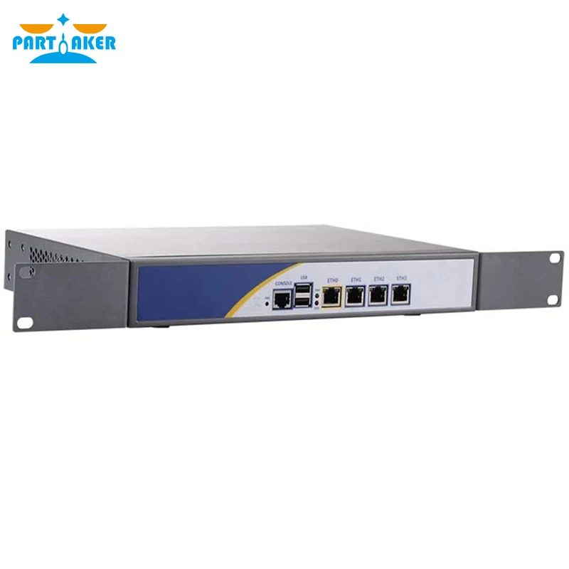 Partaker Firewall Network Security Appliance Router PC Intel Atom N2600 4xIntel Gigabit LAN OPNsense VPN COM VGA images - 6