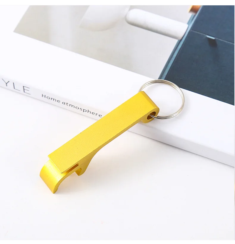 Открывалки для пивных бутылок металлический брелок штопор напитков маленький и