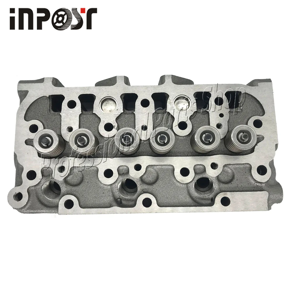 

D722 полная головка цилиндра с клапанами для двигателя Kubota D722EBH