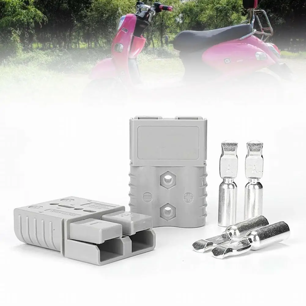 

For Electric Vehicle Electric Car Plug For Anderson Plugs 50AMP 600V Battery Power Connector Kit For Anderson Plugs