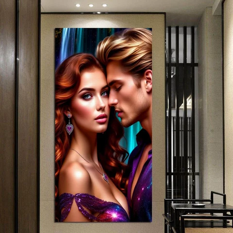 Алмазная живопись Fatcat полная квадратная/круглая