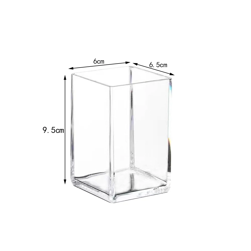 Прозрачный карандаш для бровей фотоакриловый хранения косметических кистей