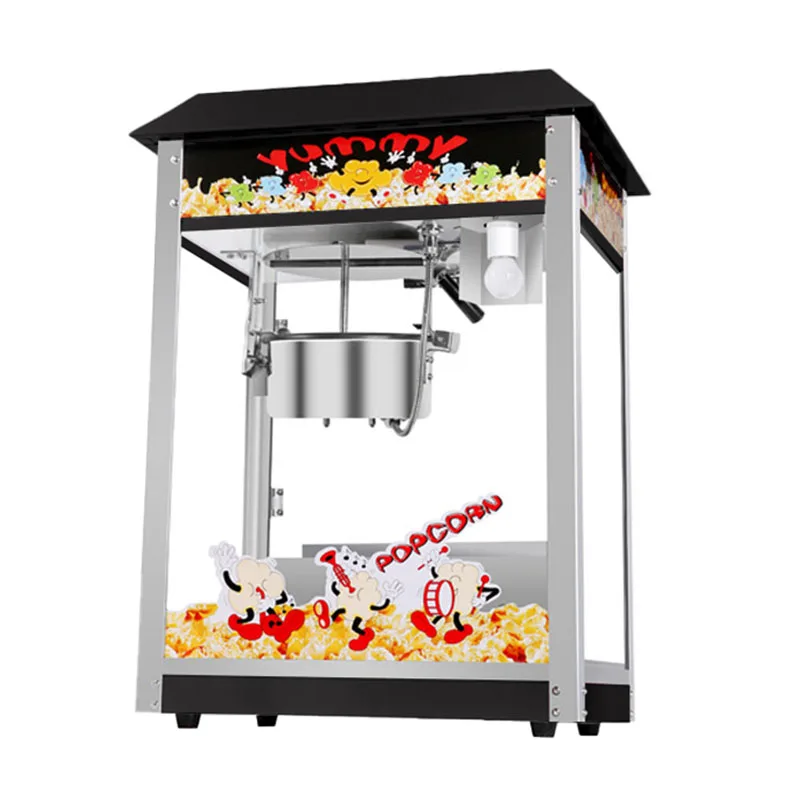 1400W Popcorn Machine Commercial Popcorn Maker Electric Heating Bud popcorn stall snack puffing machine popcorn machine