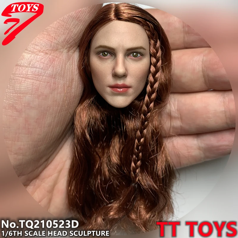 

TTTOYS TQ210523 масштаб 1/6 агент Скарлетт Йоханссон нежная голова Лепка с посаженными волосами Модель Для 12-дюймового тела