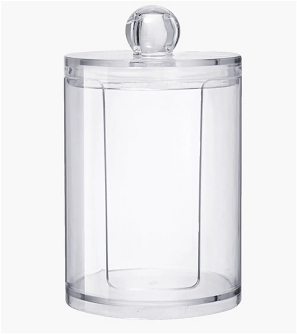 

1PC Plastic Storage Container For Sponges Acrylic Makeup Cosmetic Organizer Jewelry Storage Box Only Box NO Sponges