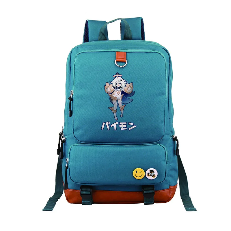 

Anime Genshin Impact Paimon Kawaii Backpack Waterproof Laptop Large Capacity to Travel School Daily Outdoor Office Bookbags