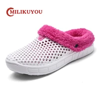 women slippers cotton slippers woman warm plush slipper ladies house flat floor soft indoor bedroom lovers couples slides shoes