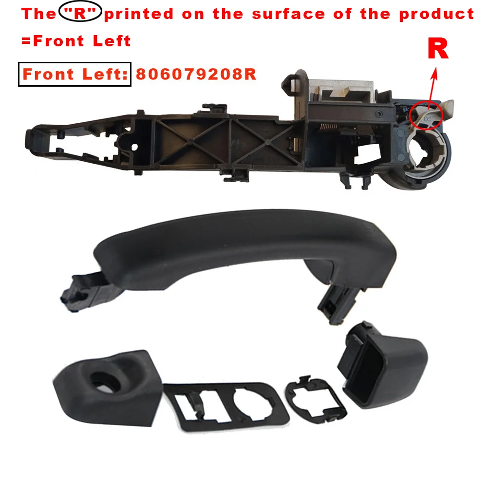 

806079208 Р 806076452 Р 806069981 Р 806067794 R для Renault Master 3 Vauxhall Movano MK2 левая и правая дверная ручка и опора 806073022 Р