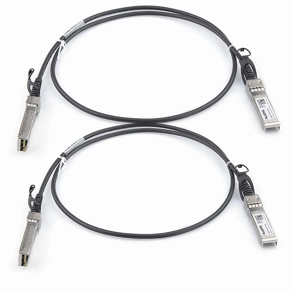 [2-Pack] 3m/9.84ft 10G Direct Attach Copper Cable, SFP+ Passive Twinax DAC Cable for Cisco SFP-H10GB-CU3M