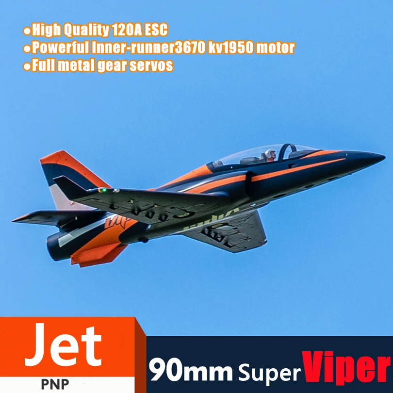 Радиоуправляемый самолет FMS 90 мм Ducted Fan EDF Jet Super Viper 6ch с клапаном Wingspan 1400 мм гигантская модель хобби самолета плана PNP