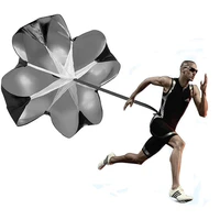 running drag parachute speed agility training drag chute with adjustable waistband belt soccer resistance rope sport accessories
