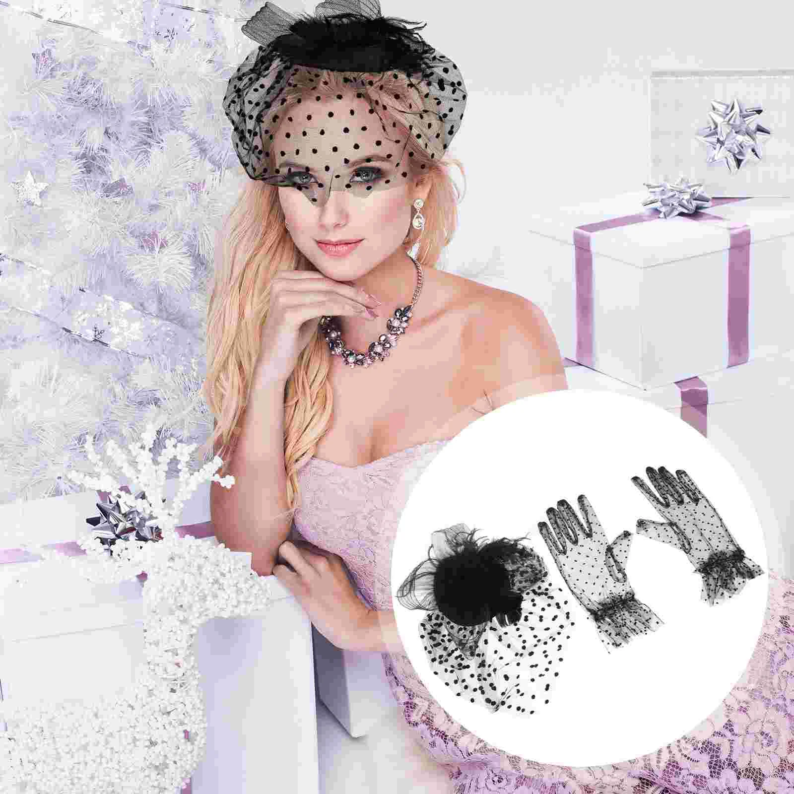 

Перчатки женские головные повязки женские головные уборы Модные танцевальные женские стильные