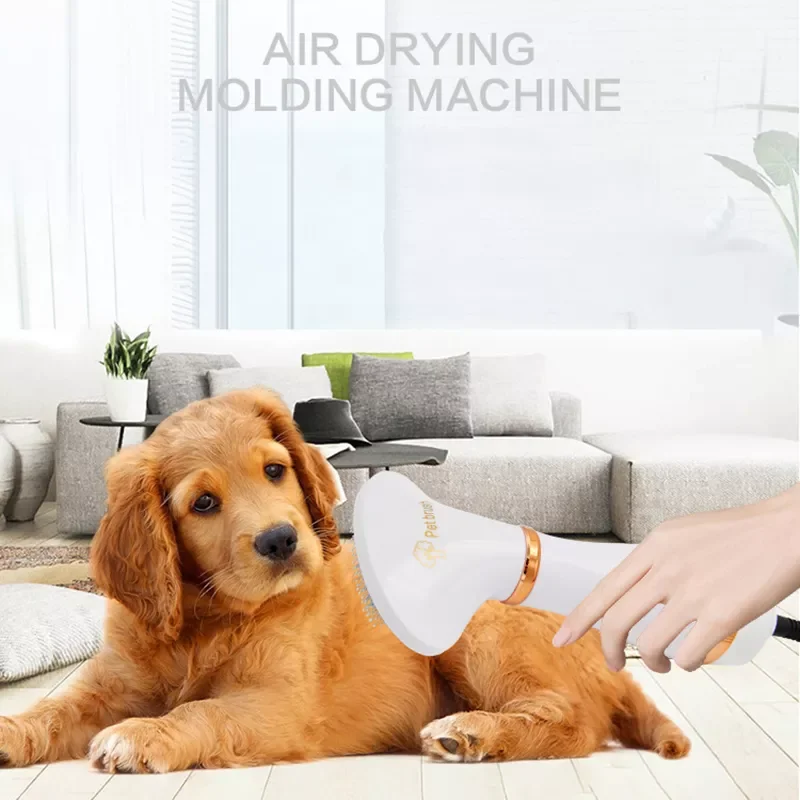 

Pet Hair Dryer Comb Portable 2 In 1 Dog Hair Dryer Hair Comb Adjust Temperature Pet Grooming Comb Fur Blower Pet Supplies