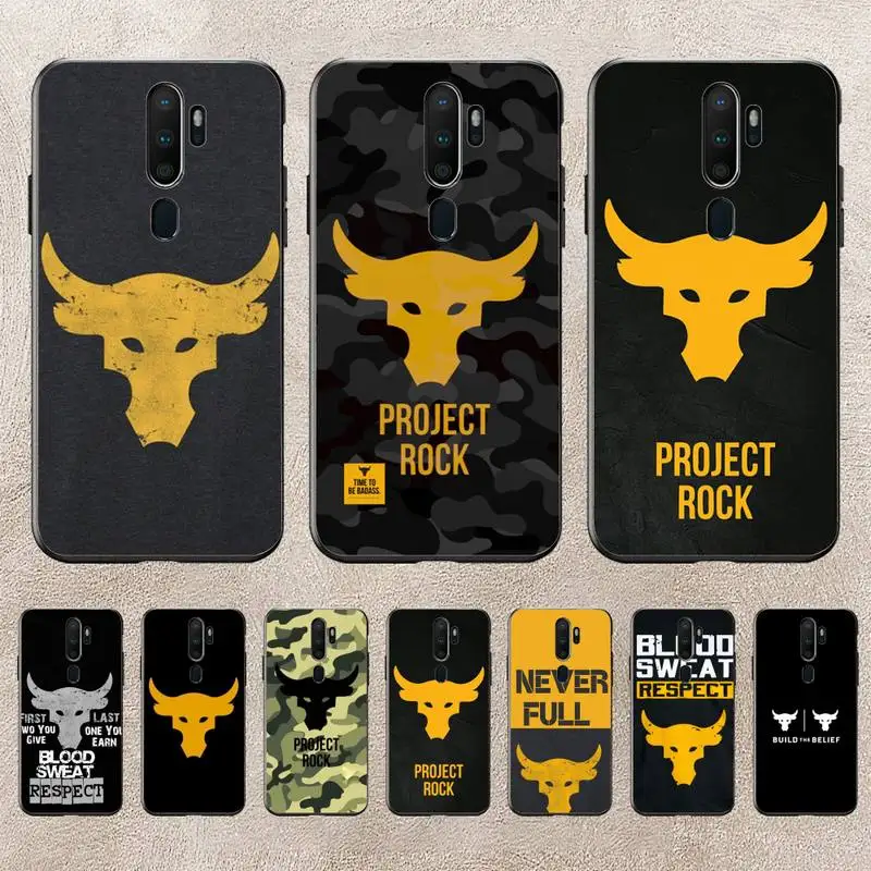 

Project Rock Phone Case For Redmi 9A 8A 6A Note 9 8 10 11S 8T Pro Max 9 K20 K30 K40 Pro PocoF3 Note11 5G Case