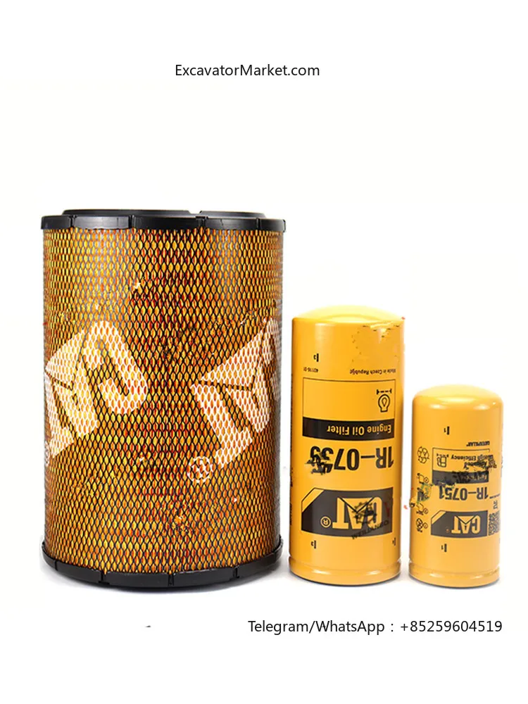 Для Caterpillar CAT 1R-0739 1R-0751 131-8822 326-1644 оригинальный дизельный фильтр для экскаватора