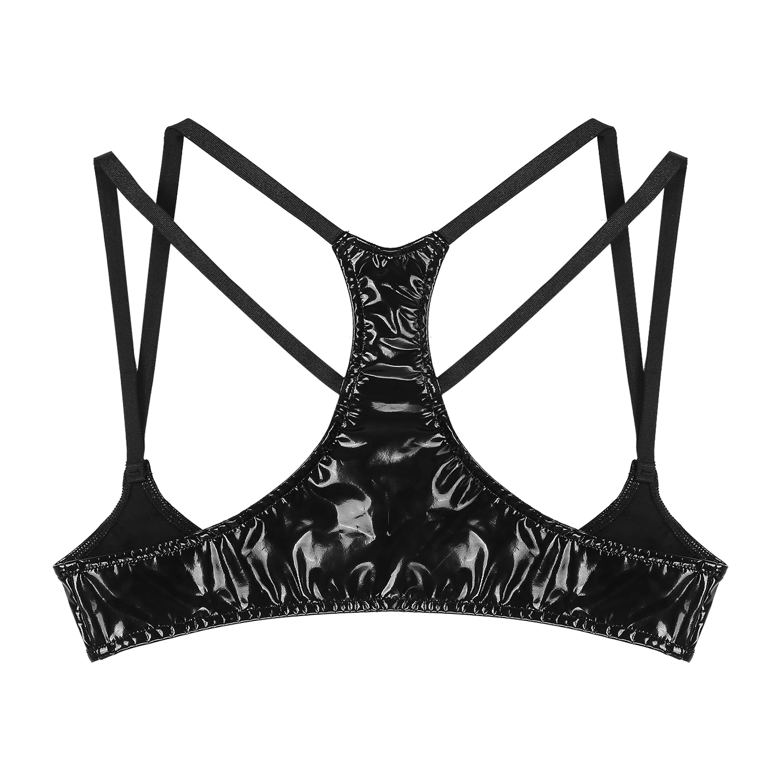 Женский бюстгальтер с открытой грудью без косточек застежкой спереди из