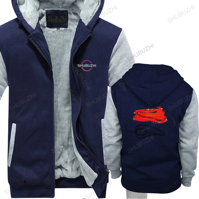 

cotton high quality man hoodies winter jacket Red Chilli Pepper Brush Stroke hooded coat -Image By Fashion unisex mens hoody