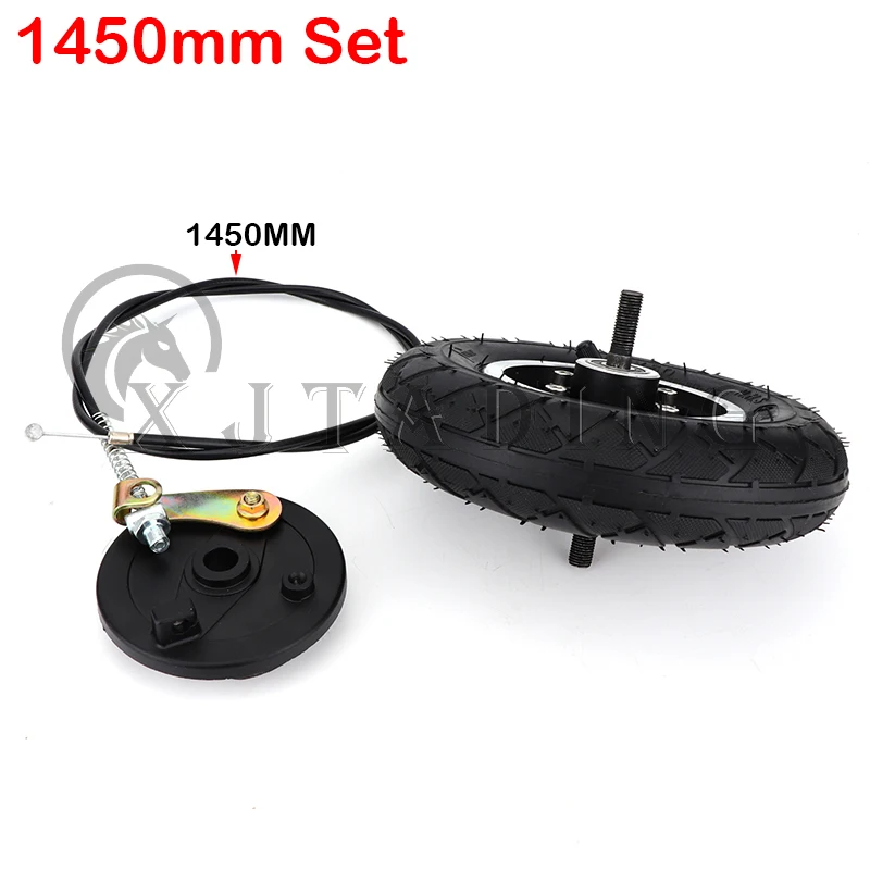 

Пневматическое колесо 200x50 с барабанным тормозом, Электрический скутер с расширительным тормозом, алюминиевый колесный тормоз для 8-дюймовых колес, запчасти для электромобилей